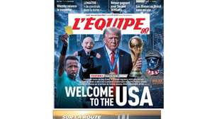 Presidente da Fifa vira fantoche de Trump em capa de jornal francês