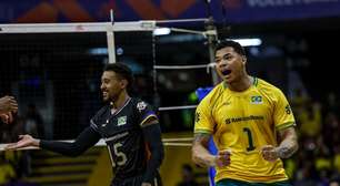 Seleção brasileira masculina de vôlei derrota Irã na estreia da Liga das Nações