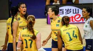 Classificação da VNL feminina: Brasil lidera ao fim da 1ª etapa