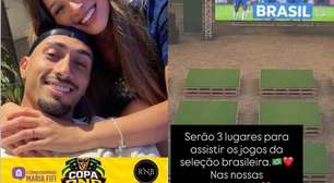 Raphinha e esposa levam transmissão da Copa para comunidades onde cresceram