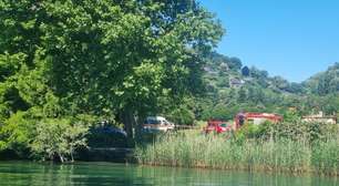 Helicóptero cai em lago na Itália e deixa 1 morto e 3 feridos