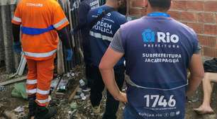 Prefeitura do Rio desocupa terreno em Vila Valqueire e recolhe 12 toneladas de resíduos