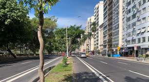 Praia do Flamengo começa a receber nova ciclofaixa de 2 km