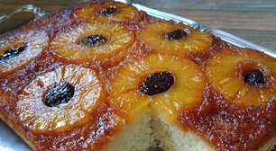 Bolo de abacaxi fofinho e delicioso, para garantir uma sobremesa maravilhosa sem ter trabalho