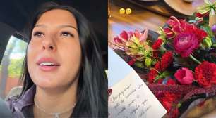 Quem mandou? Ana Castela ganha buquê no Dia dos Namorados e surta com recado: 'Passando mal'