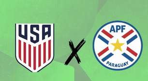 Estados Unidos x Paraguai: horário, onde assistir e escalações