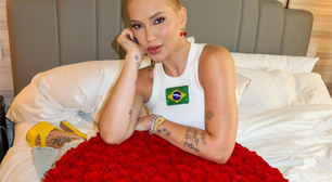 Virginia Fonseca recebe buquê gigante no Dia dos Namorados, e Vini Jr. reage