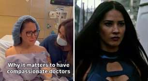 Atriz de 'X-Men' surge chorando após passar por dupla mastectomia: 'Não desejo câncer a ninguém'