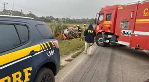 Homem morre em colisão frontal entre carro e caminhão na BR-471, em Santa Vitória do Palmar