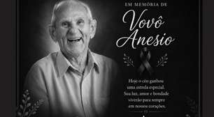 Morre Vovô Anésio, o idoso mais famoso das redes sociais, aos 88 anos