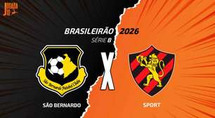 São Bernardo x Sport: onde assistir, escalações e arbitragem
