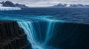 Maior cachoeira do mundo não está em terra firme, mas no fundo do oceano; saiba onde