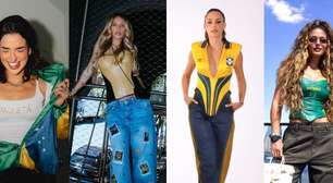 Corset, decote profundo e repeteco fashion das WAGs: veja os looks de Bruna Biancardi, Gabriely Miranda e mais esposas de jogadores para a estreia do Brasil na Copa do Mundo