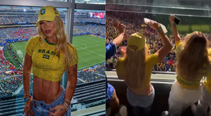 Veja como Virginia Fonseca comemorou o gol de Vini Jr. na Copa