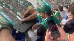 Torcedor encontra jeito inusitado de levar bebida escondida para o jogo da Copa e viraliza