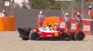 F1: Batida de Charles Leclerc causa bandeira vermelha no Q3 na Espanha