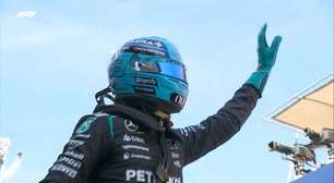 F1: George Russell celebra pole em Barcelona e diz que voltou a se sentir como antes