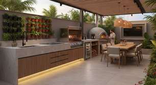 Cozinha integrada ao quintal: dicas para o espaço gourmet perfeito