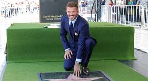 David Beckham ganha estrela na Calçada da Fama e comemora: 'Sempre fui um sonhador'