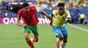 Vini Jr. decide, mas defesa falha em empate contra Marrocos; veja as notas
