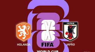 Holanda x Japão, AO VIVO, com comentários e estatísticas às 16h