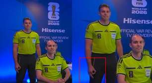 Auxiliar do VAR faz gesto associado a símbolo de supremacia branca na Copa do Mundo