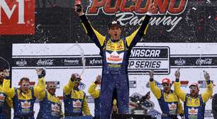 NASCAR Cup: Denny Hamlin vence em Pocono e conquista terceira vitória consecutiva na temporada