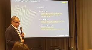 TI brasileiro deve crescer 5% em 2026, abaixo da média global