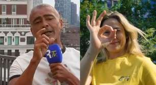 Romário minimiza resposta atravessada a Fernanda Gentil na Cazé TV! e web detona ex-jogador: 'Impressionante a incapacidade...'