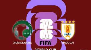 Arábia Saudita x Uruguai: onde assistir, escalações e arbitragem