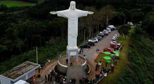 Guaporé inaugura "Mirante Suspenso do Cristo" com estrutura de vidro e vista panorâmica