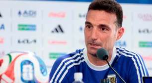 Scaloni usa Brasil e Espanha como exemplo para Argentina na estreia: "Não tem adversário fácil"