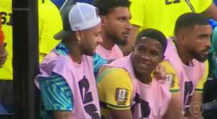 Endrick desabafa com Neymar na estreia do Brasil: 'Se eu pudesse, eu entrava', mostra leitura labial