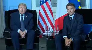 Ao lado de Macron, Trump diz que ajuda da França para liberar Estreito de Ormuz 'não é má ideia'