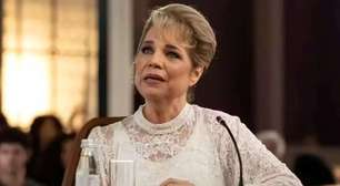 Quem Ama Cuida: Figurino de Pilar no julgamento de Adriana chama atenção do público