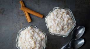 Quem prova esse arroz doce fit nem acredita que é uma receita mais saudável