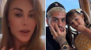 Cruel? Poliana Rocha mostra castigo que Zé Felipe deu à filha: 'Jamais vou fazer isso'