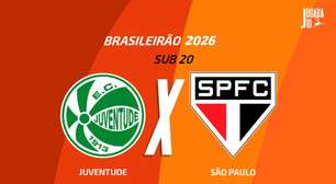 Juventude x São Paulo (Sub-20): onde assistir, escalações e arbitragem