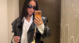 Sabrina Sato brinca com comprimentos em look P&amp;B fashion e usa cap toe, calçado criado nos anos 50 por Chanel