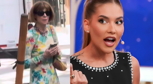 'Ela com medo de ser assaltada': Virgínia Fonseca dá de cara com Anna Wintour nas ruas de NY e reação da jornalista agita a web
