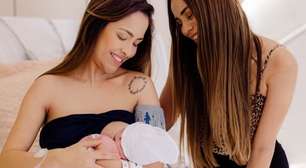 Gabi Luthai e Teo Teló anunciam Lexa como madrinha do filho caçula: 'Chorando'