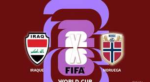 Iraque x Noruega, AO VIVO, com comentários e estatísticas a partir das 18h