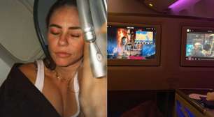 Paolla Oliveira mostra saga de 31 horas viagem com 'voo eterno' para a China