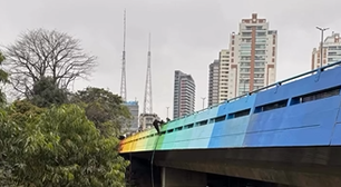 Proibidos em SP, empresas oferecem saltos radicais e rapel no Viaduto Sumaré
