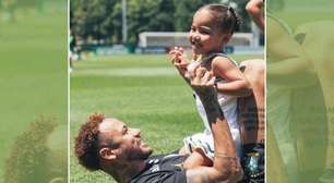 Filha de Neymar, Mavie encontra o Canarinho Pistola e protagoniza momento fofo na Seleção