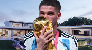 Nem Messi, nem Maradona: jogador argentino convocado para a Copa 2026 e noivo de ex-atriz da Disney ostenta mansão em terreno de 2.660 m² com cinema, jacuzzi, sala de festas e piscina infinita, avaliada em R$ 35 milhões