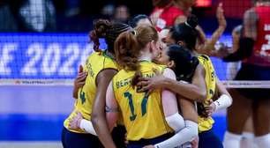 Seleção brasileira feminina de vôlei mantém 100% e bate a França na Liga das Nações