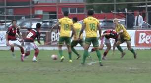 Nos acréscimos, Flamengo empata com o Cuiabá pelo BR Sub-20