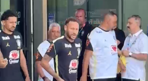 'Estavam com saudades?', brinca Neymar em 1º treino com presença da imprensa