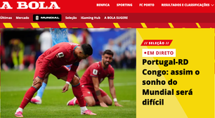 'Estreia pobre' e 'papelão de CR7': imprensa internacional critica atuação de Portugal em empate histórico na estreia na Copa